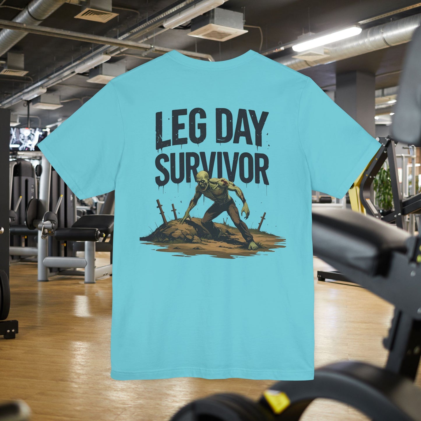 Leg Day Survivor Tee, Fitness Shirt, Workout Apparel, Gym Gift, Unisex Graphic Tee