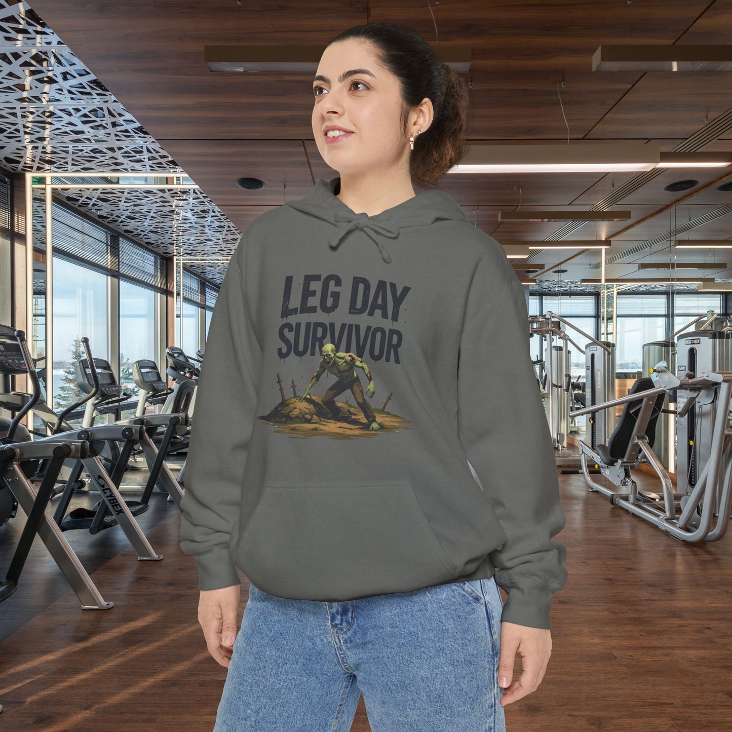 Leg Day Survivor Hoodie, Unisex Fitness Apparel, Gym Lover Gift, Workout Hoodie, Funny T-Shirt Alternative