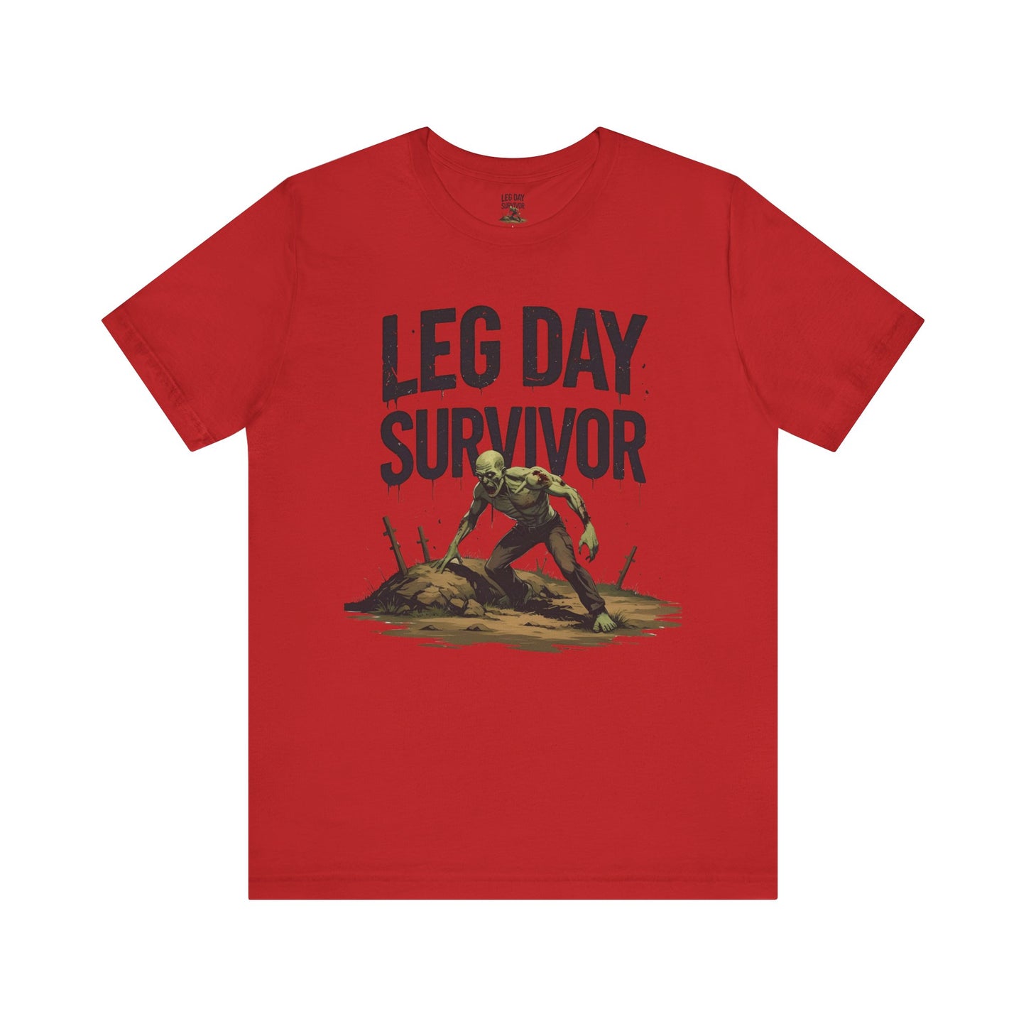 Leg Day Survivor Tee, Fitness Shirt, Workout Apparel, Gym Gift, Unisex Graphic Tee