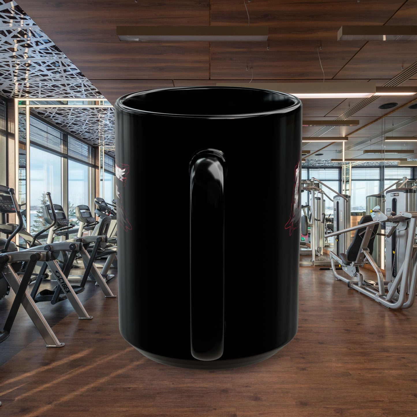 Ceramic Black Mug - LIVE FIT Design - 11oz - 15oz -