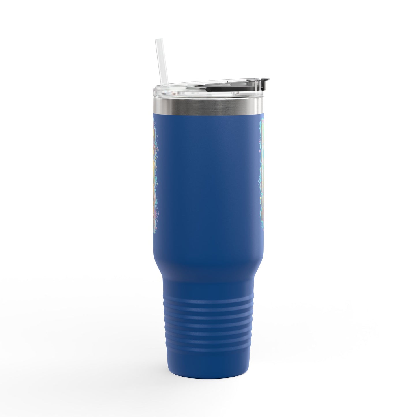 Insulated Travel Mug, Live Fit, 40oz Fitness Water Bottle, Gym Coffee Cup, Durable Travel Tumbler, Motivational Drinkware
