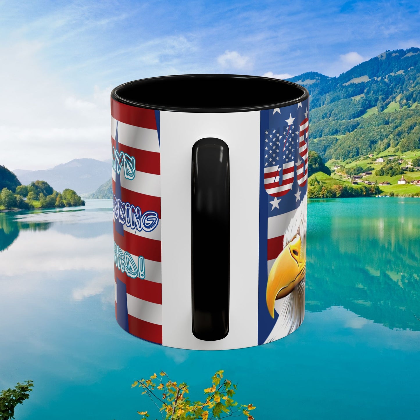 πΊπΈ Eye-Catching πΊπΈ Patriotic πΊπΈ Bald Eagle πΊπΈ Red White & Blue πΊπΈ USA πΊπΈ Accent Coffee Mug πΊπΈπΊπΈ 11oz & πΊπΈ 15oz πΊπΈ Sizes πΊπΈ 8 Color Options πΊπΈ Red πΊπΈ Black πΊπΈ Light Blue πΊπΈ Yellow πΊπΈ Orange πΊπΈ Navy πΊπΈ Pink πΊπΈ Purple