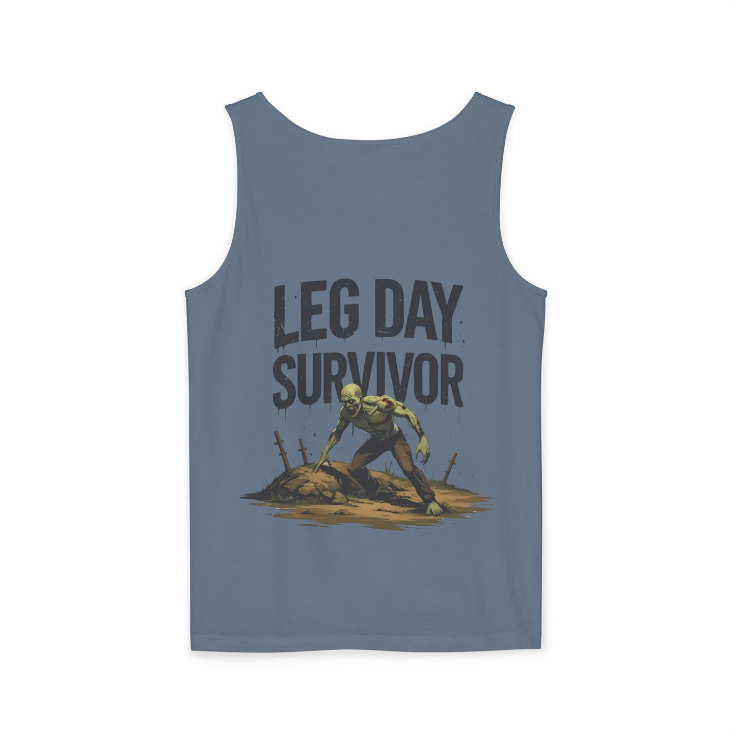 Leg Day Survivor Tank Top - Unisex Fitness Apparel, Gym Gear, Workout Clothing, Workout Gift, Funny Fitness Tee