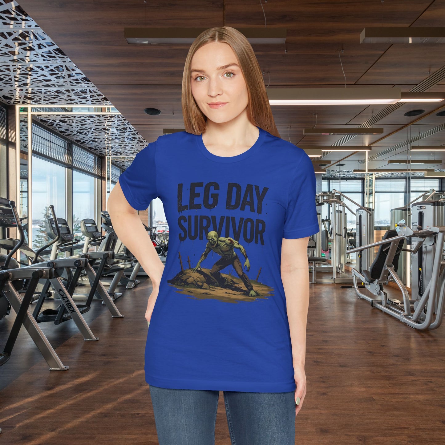 Leg Day Survivor Tee, Fitness Shirt, Workout Apparel, Gym Gift, Unisex Graphic Tee