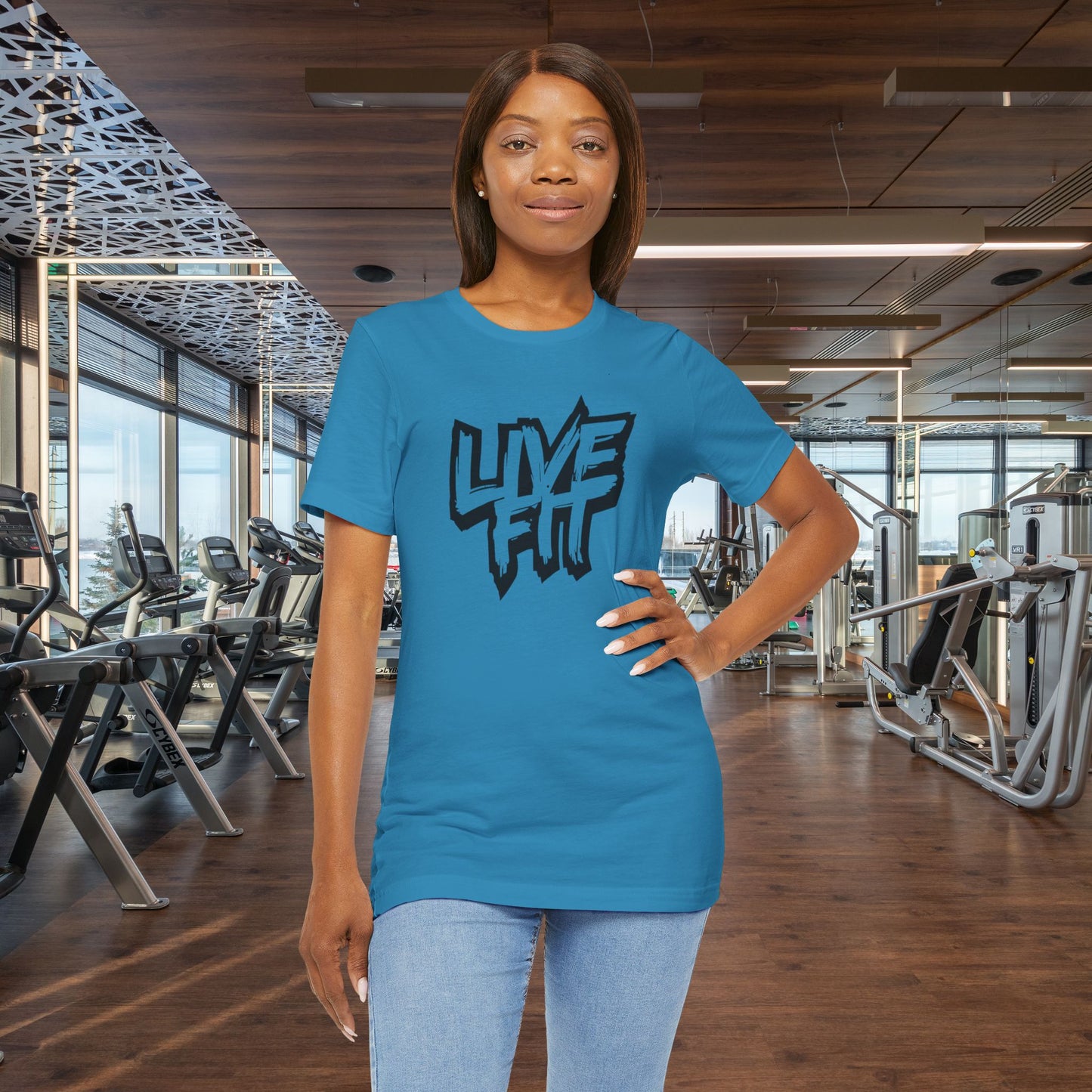 LIVE FIT Unisex Jersey Tee - Fitness T-Shirt - Casual Wear - Workout Top - Gym Apparel - Motivational Shirt -