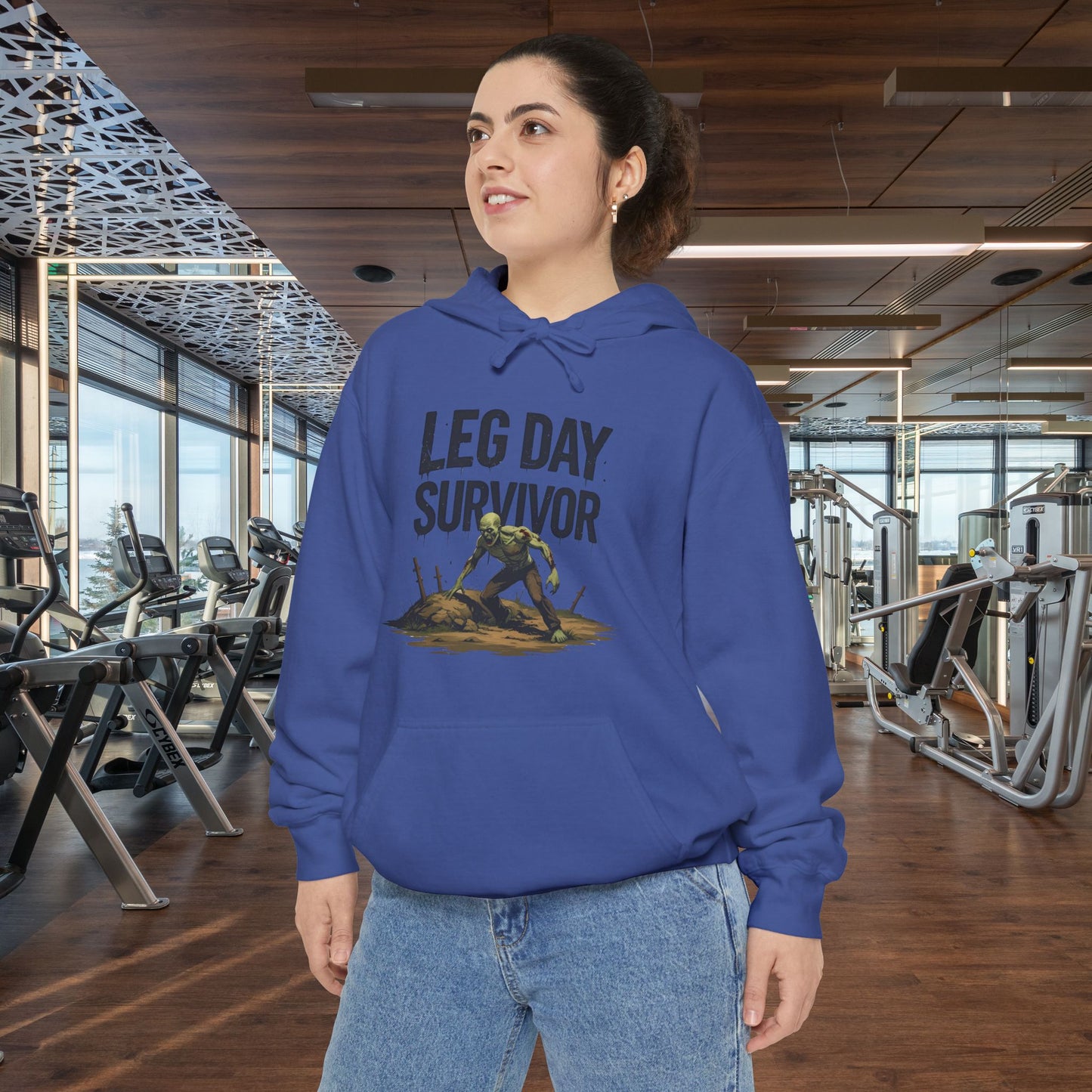Leg Day Survivor Hoodie, Unisex Fitness Apparel, Gym Lover Gift, Workout Hoodie, Funny T-Shirt Alternative