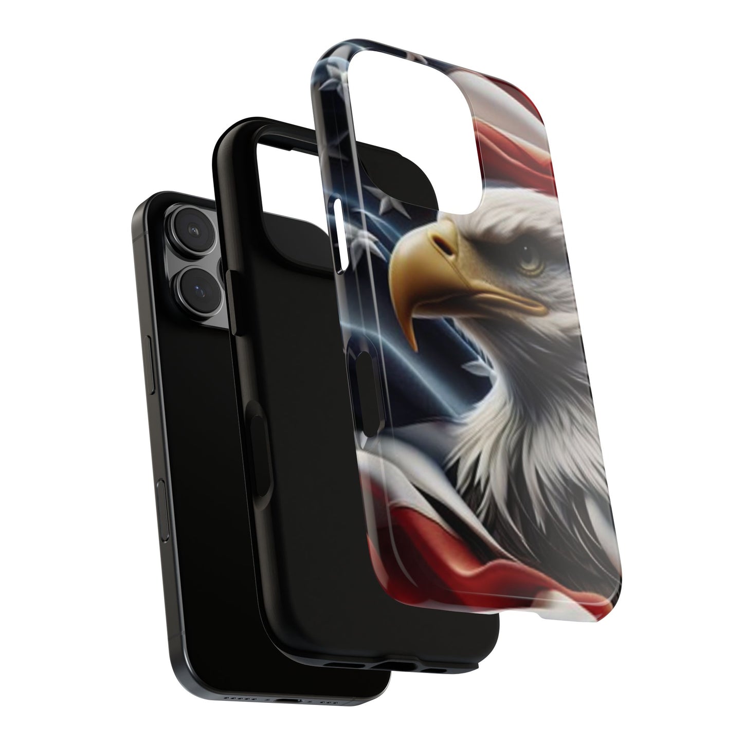 Patriotic Eagle Phone Case | Tough Cases for Nature Lovers, Gift for Veterans, Independence Day, Memorial Day