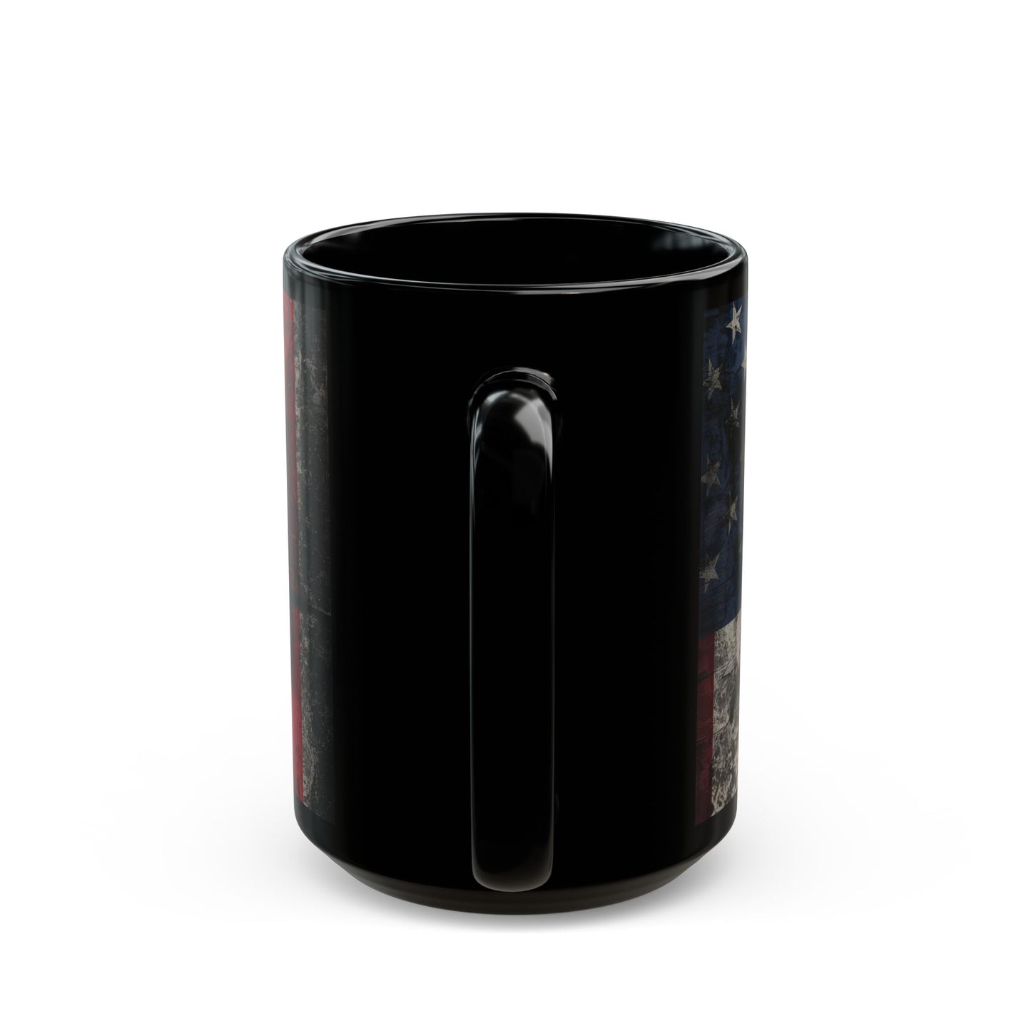 Motivational Black Mug - Stronger Than Yesterday - Coffee Lover Gift, Fitness Enthusiast Mug, Patriotic Décor, Inspirational