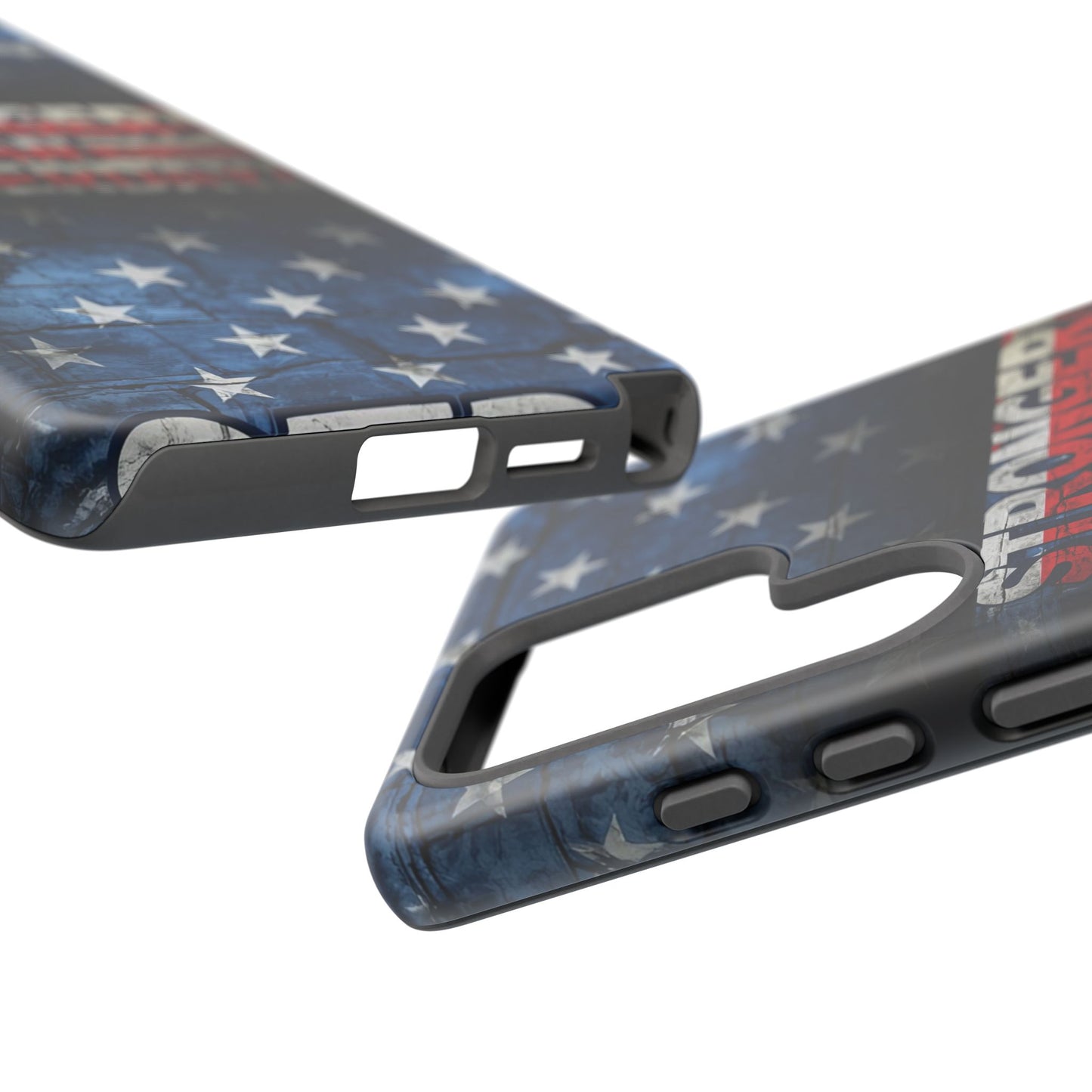 Patriotic Phone Case - Stronger Than Yesterday!, American Flag Design, Gift for Military, Independence Day, Motivational Decor, Tough Cases