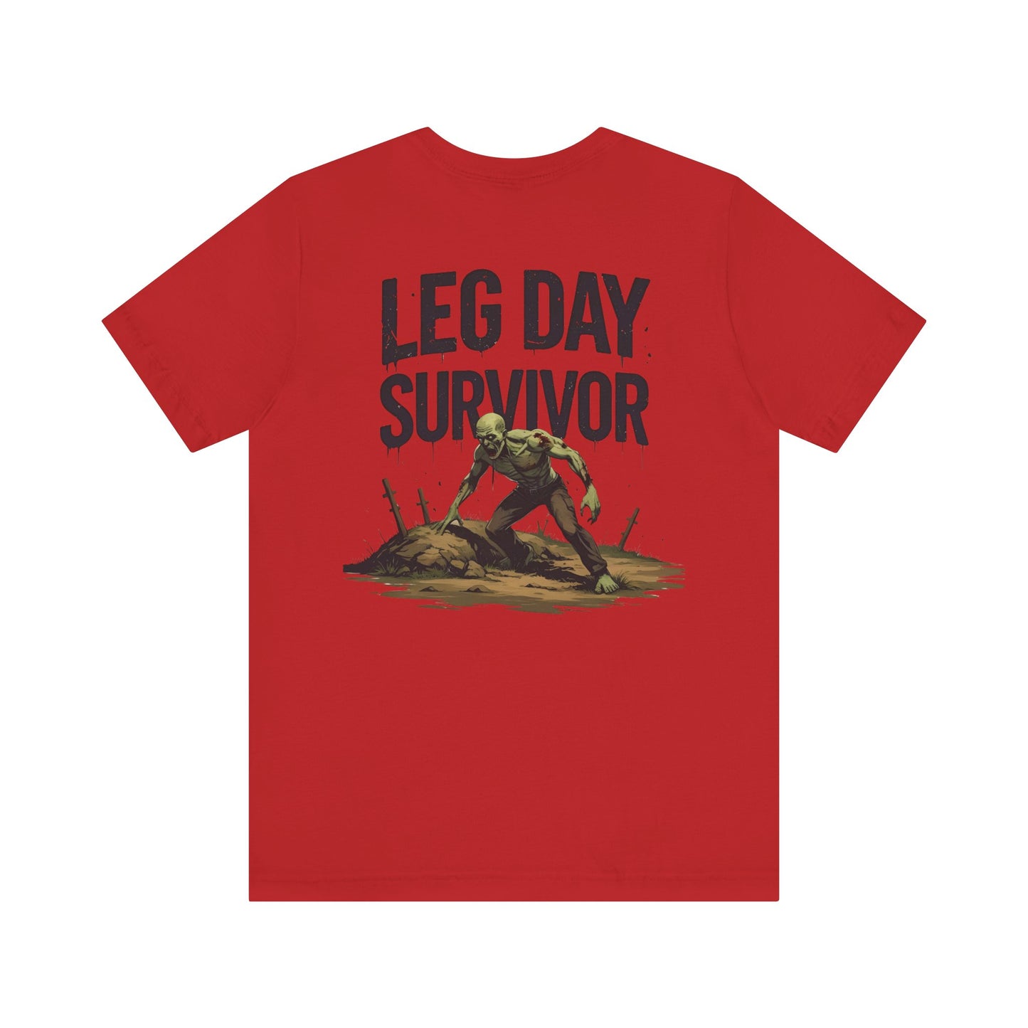 Leg Day Survivor Tee, Fitness Shirt, Workout Apparel, Gym Gift, Unisex Graphic Tee