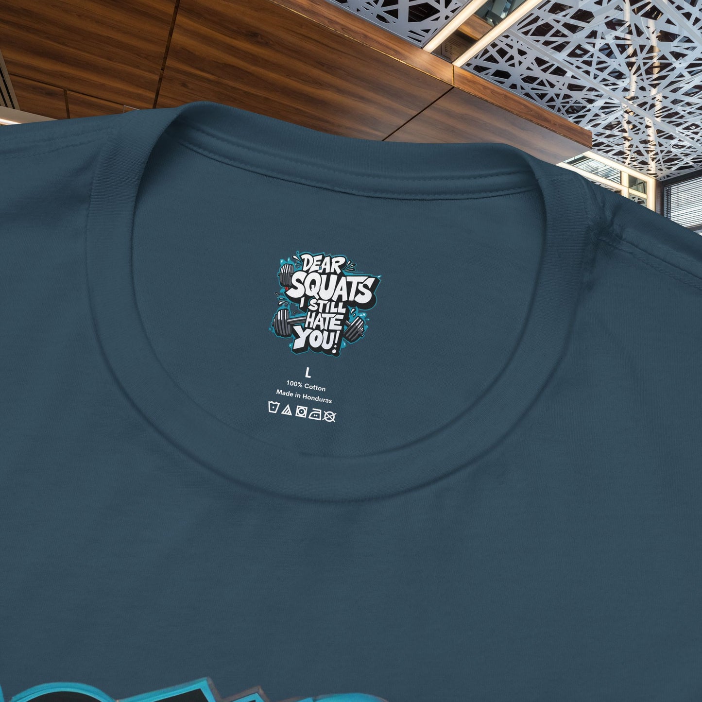 Fit & Fun Unisex Tee - 'Dear Squats, I Still Hate You!'