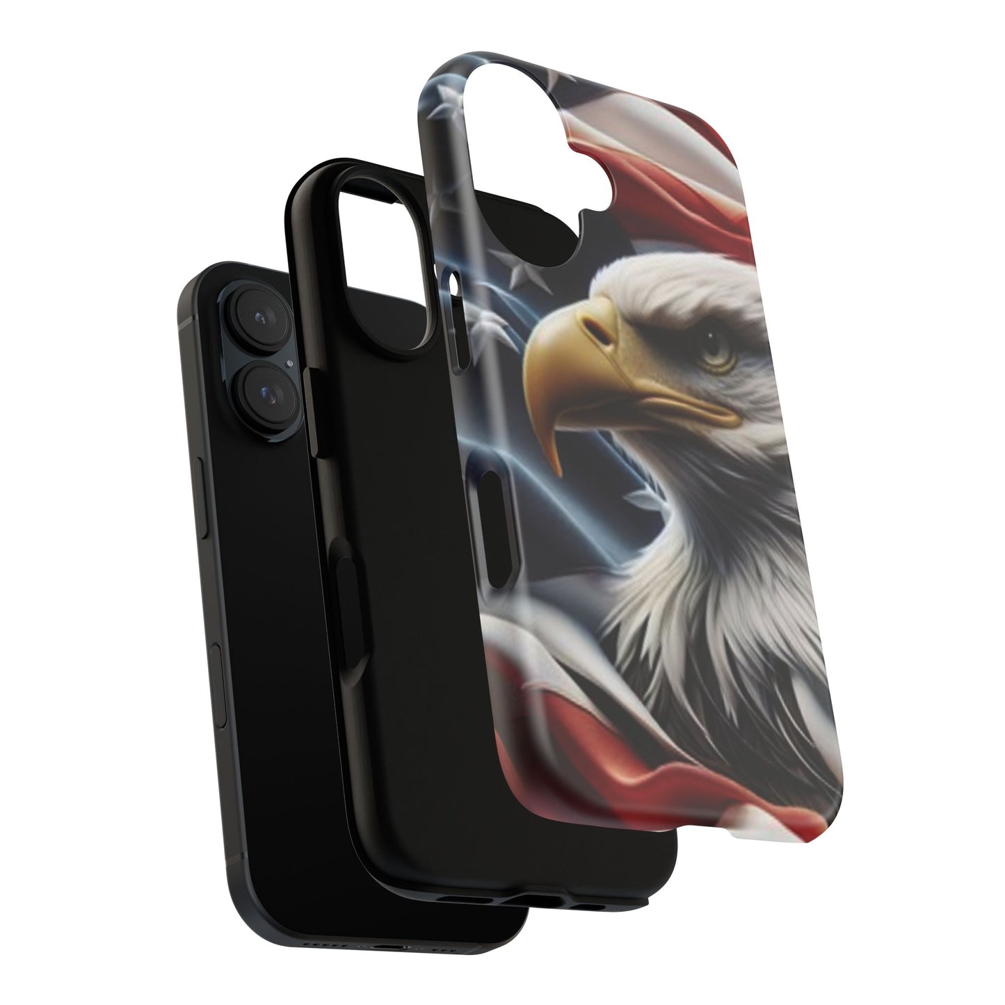 Patriotic Eagle Phone Case | Tough Cases for Nature Lovers, Gift for Veterans, Independence Day, Memorial Day