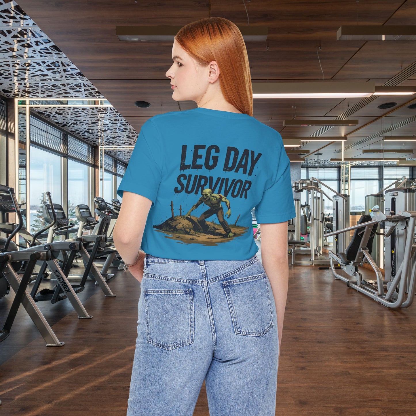 Leg Day Survivor Tee, Fitness Shirt, Workout Apparel, Gym Gift, Unisex Graphic Tee