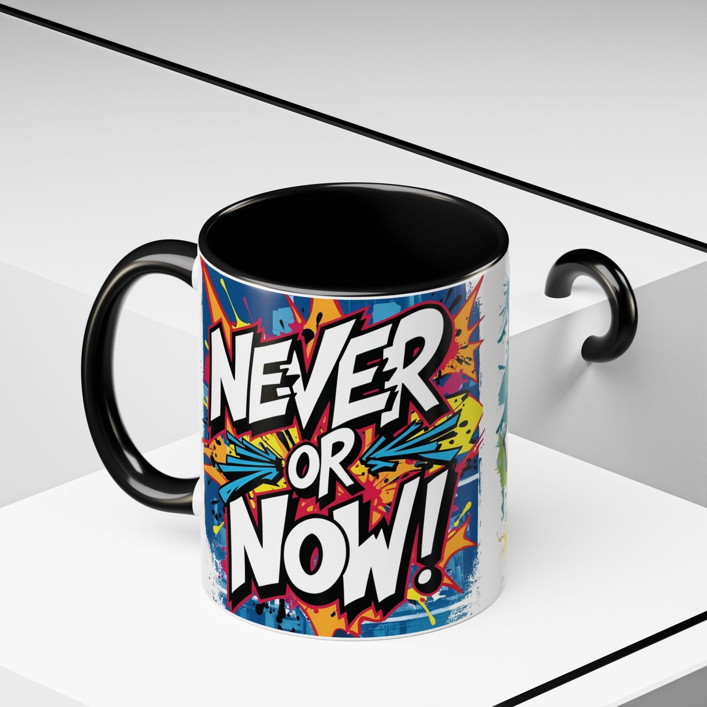 💥Vibrant 💥 Motivational 💥 Ceramic 💥 Coffee Mug 💥 Let's Go! 💥 Never or Now💥 Sizes 11oz 15oz💥 8 Different Colors To Choose From💥