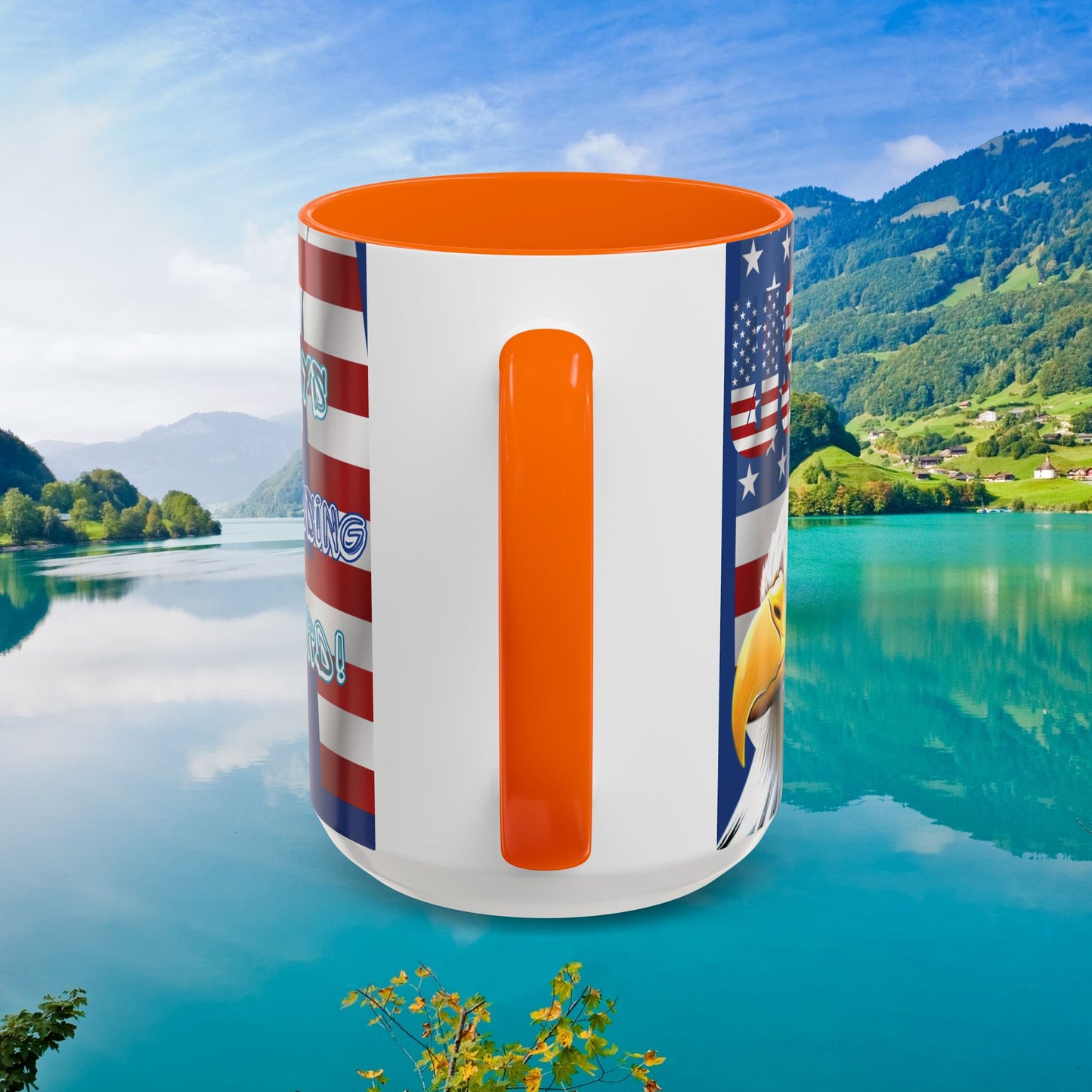 πΊπΈ Eye-Catching πΊπΈ Patriotic πΊπΈ Bald Eagle πΊπΈ Red White & Blue πΊπΈ USA πΊπΈ Accent Coffee Mug πΊπΈπΊπΈ 11oz & πΊπΈ 15oz πΊπΈ Sizes πΊπΈ 8 Color Options πΊπΈ Red πΊπΈ Black πΊπΈ Light Blue πΊπΈ Yellow πΊπΈ Orange πΊπΈ Navy πΊπΈ Pink πΊπΈ Purple