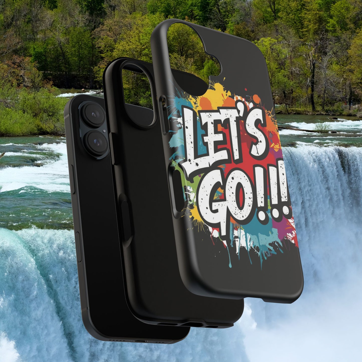 π₯Phone Case π₯ Colorful π₯ Let's Go! π₯ Tough Phone Case π₯ Vibrant Design π₯ iPhones 15 & 16 π₯ Birthday Gift π₯