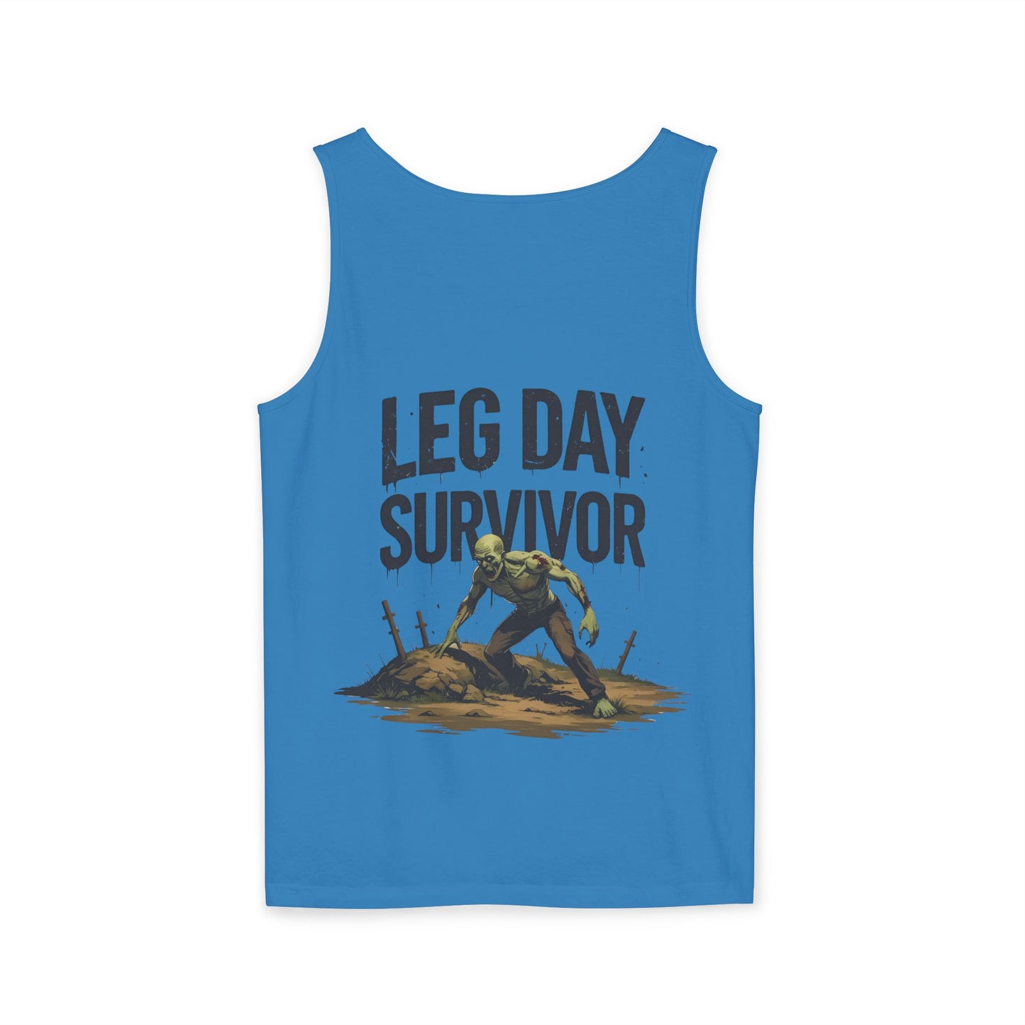 Leg Day Survivor Tank Top - Unisex Fitness Apparel, Gym Gear, Workout Clothing, Workout Gift, Funny Fitness Tee