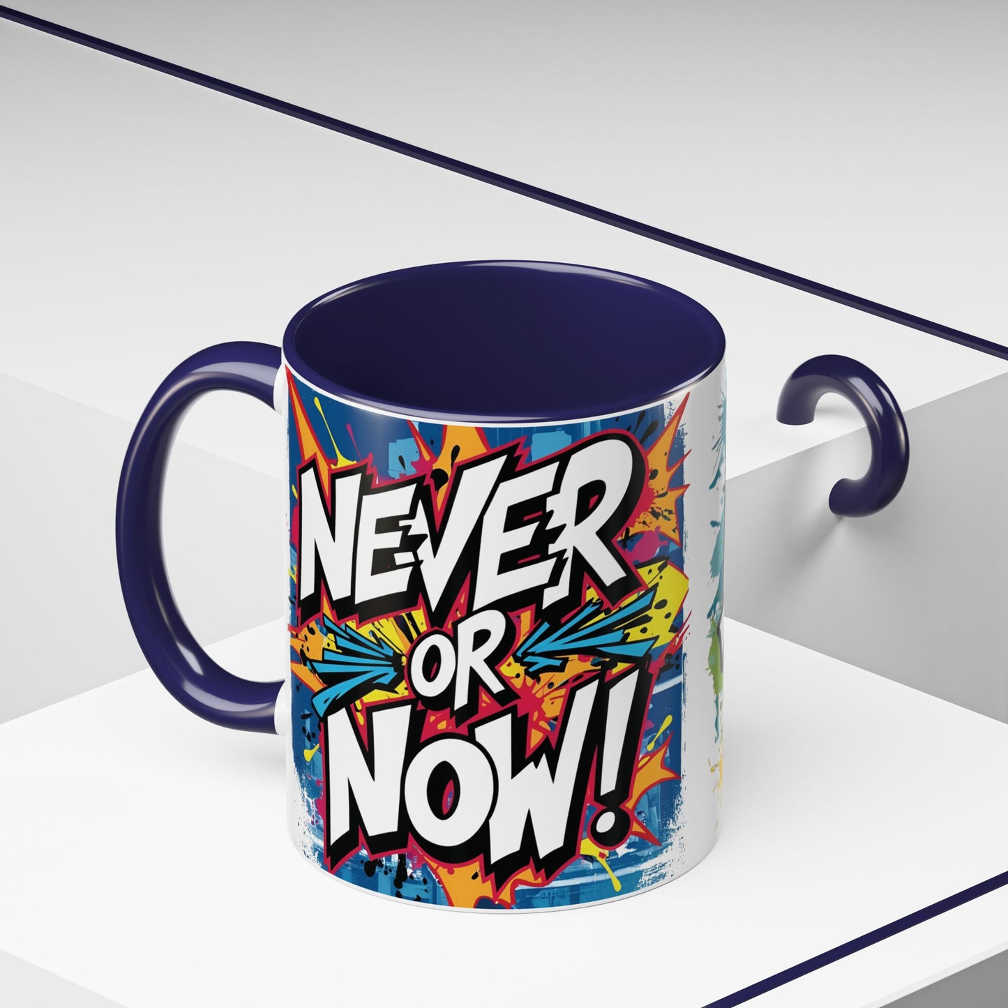 💥Vibrant 💥 Motivational 💥 Ceramic 💥 Coffee Mug 💥 Let's Go! 💥 Never or Now💥 Sizes 11oz 15oz💥 8 Different Colors To Choose From💥