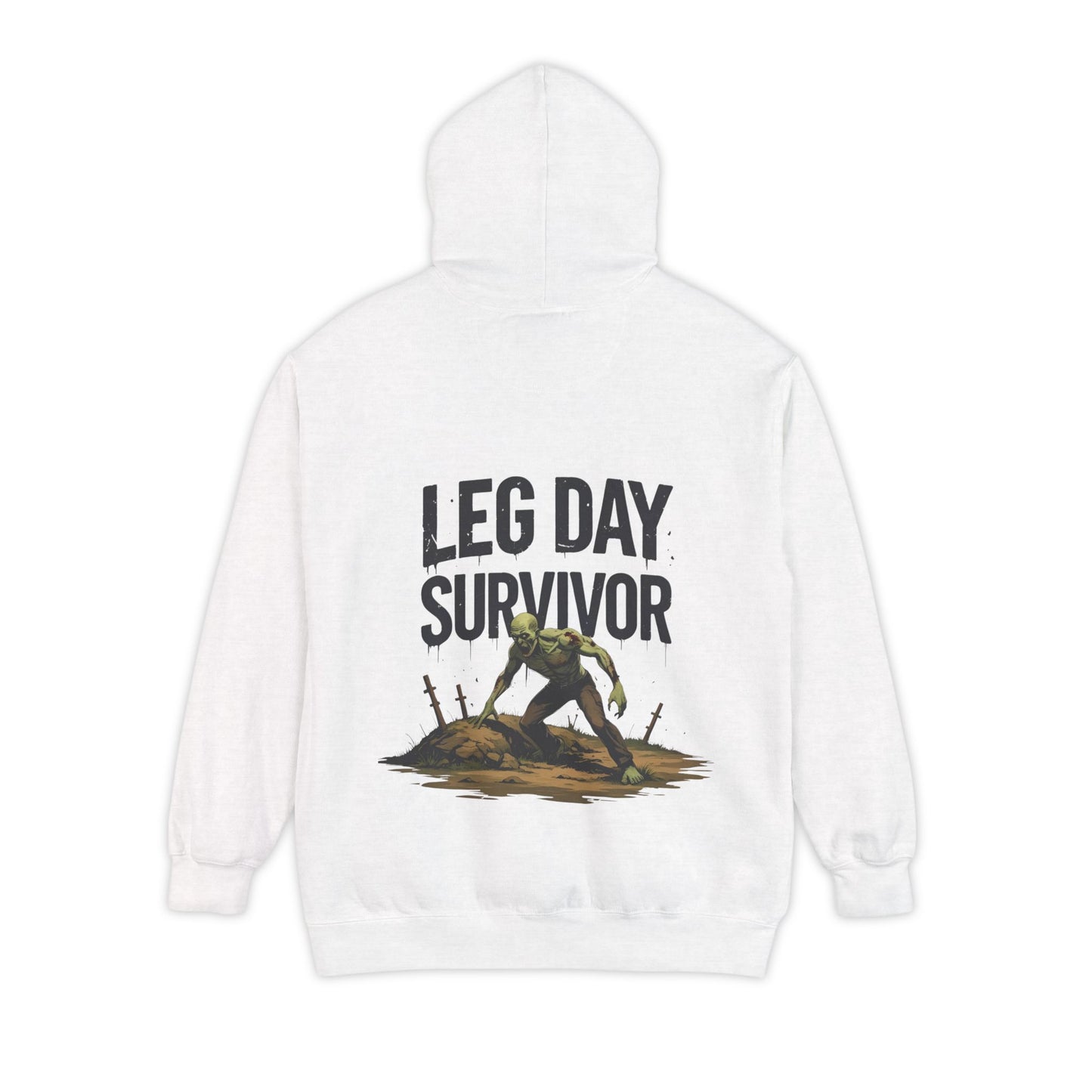 Leg Day Survivor Hoodie, Unisex Fitness Apparel, Gym Lover Gift, Workout Hoodie, Funny T-Shirt Alternative