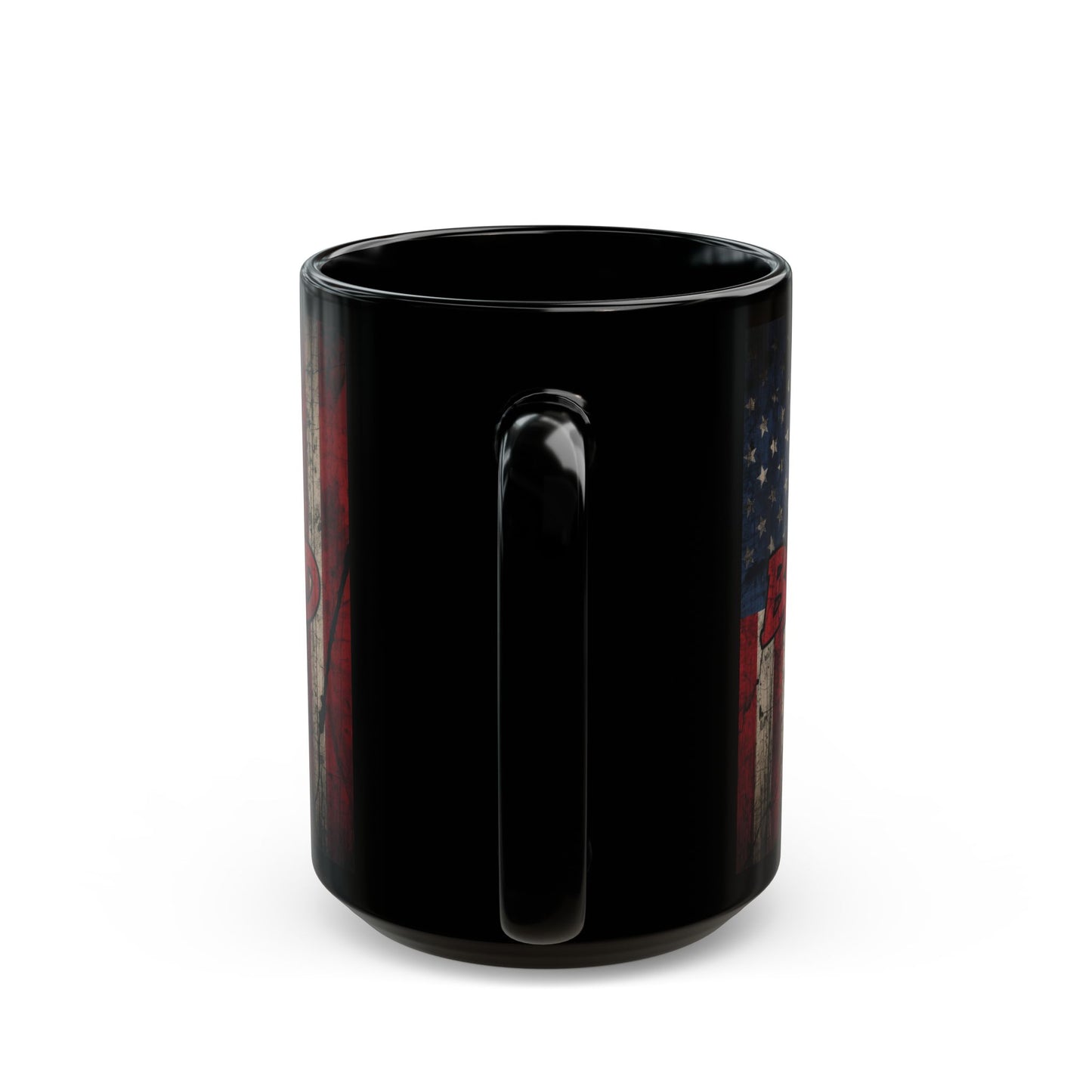 Sleek Patriotic Blessed Mug - 11oz & 15oz - American Flag Design, Perfect for Gifts, Coffee Lovers, July 4th, Home Decor, Rustic Style