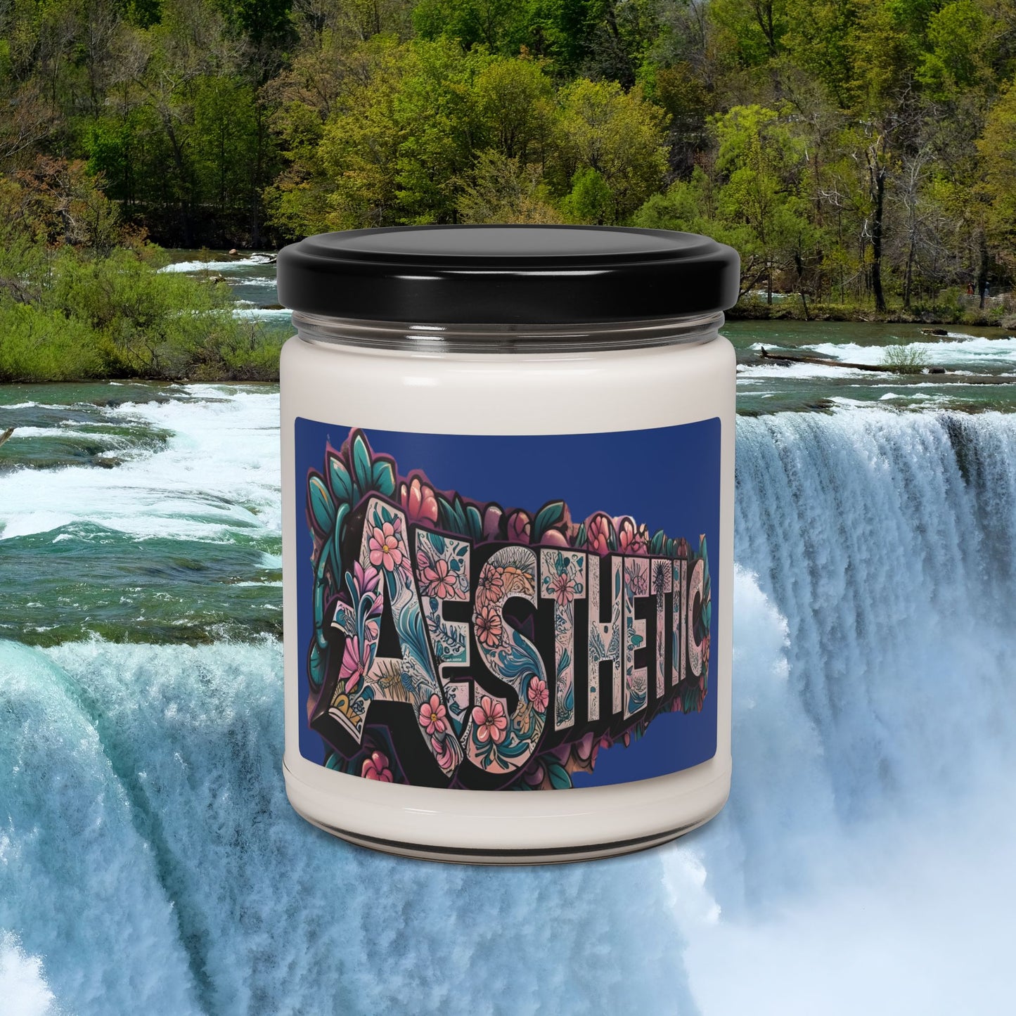 Aesthetic - Floral - 9oz - Soy Candles - Eco- Friendly Non Toxic - 9 Scented - 1 Unscented
