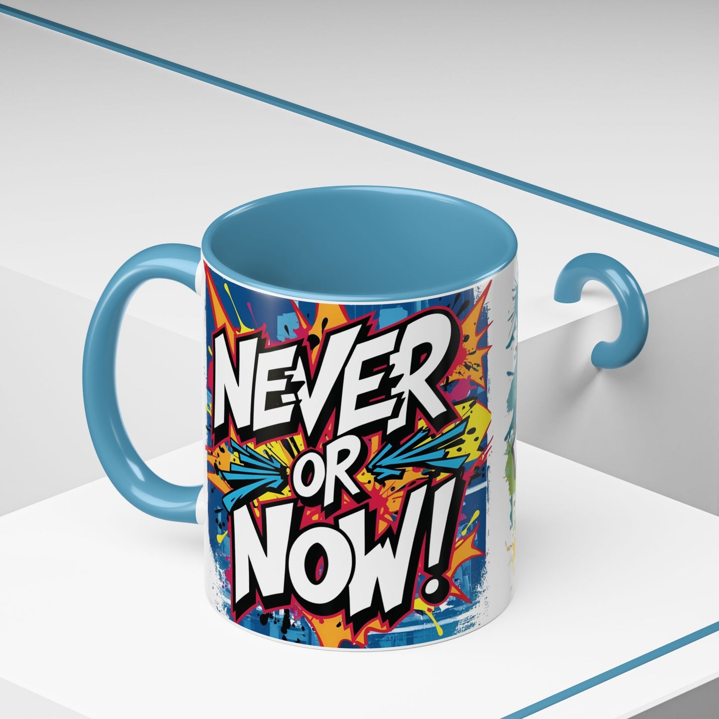 💥Vibrant 💥 Motivational 💥 Ceramic 💥 Coffee Mug 💥 Let's Go! 💥 Never or Now💥 Sizes 11oz 15oz💥 8 Different Colors To Choose From💥