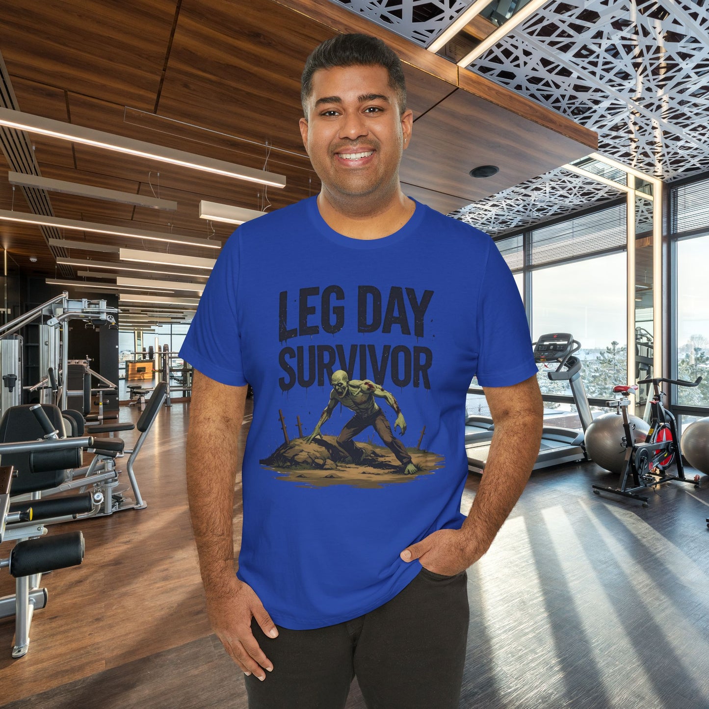 Leg Day Survivor Tee, Fitness Shirt, Workout Apparel, Gym Gift, Unisex Graphic Tee