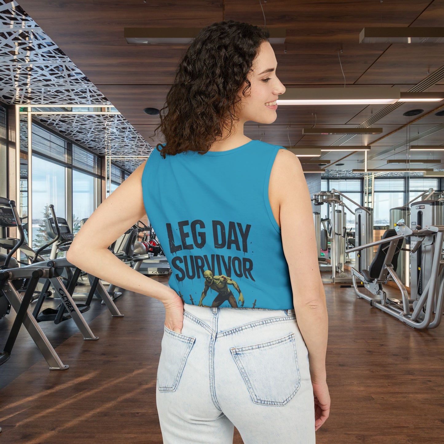 Leg Day Survivor Tank Top - Unisex Fitness Apparel, Gym Gear, Workout Clothing, Workout Gift, Funny Fitness Tee