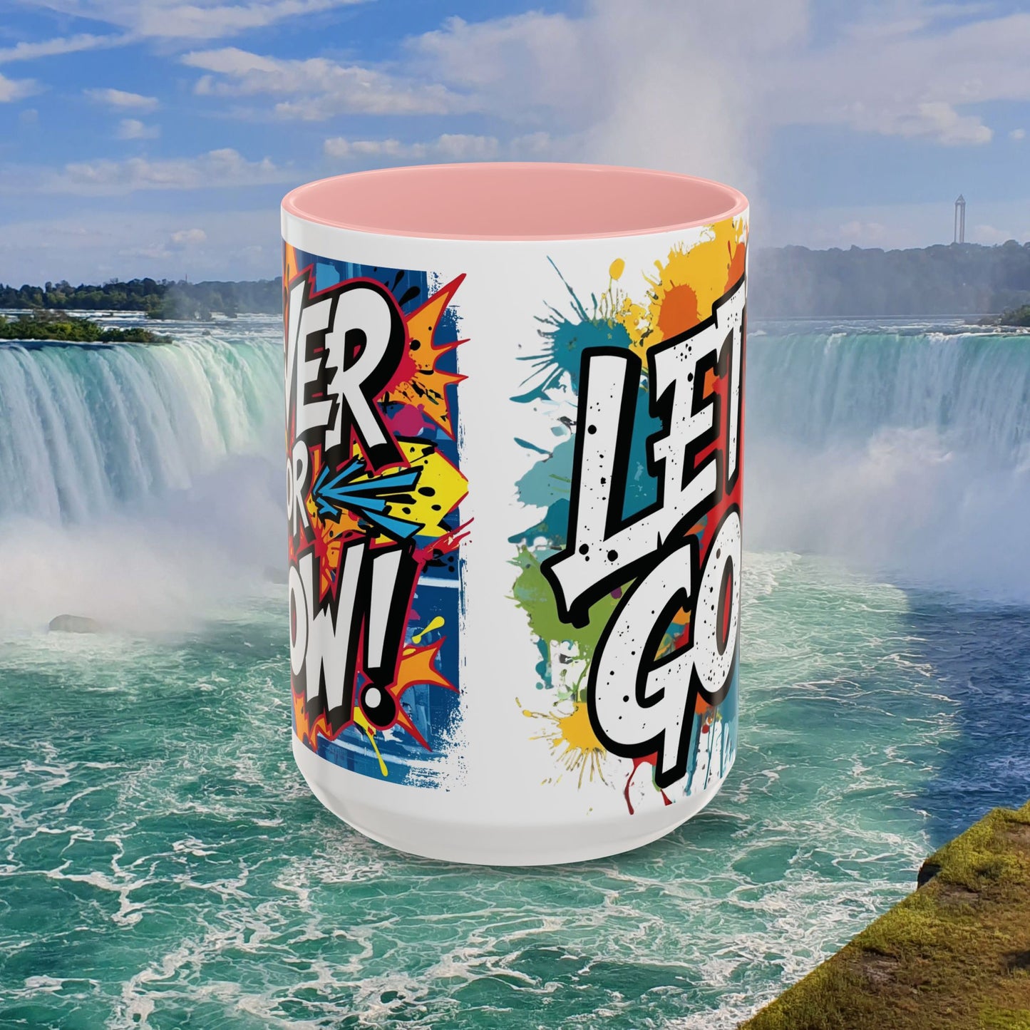 💥Vibrant 💥 Motivational 💥 Ceramic 💥 Coffee Mug 💥 Let's Go! 💥 Never or Now💥 Sizes 11oz 15oz💥 8 Different Colors To Choose From💥