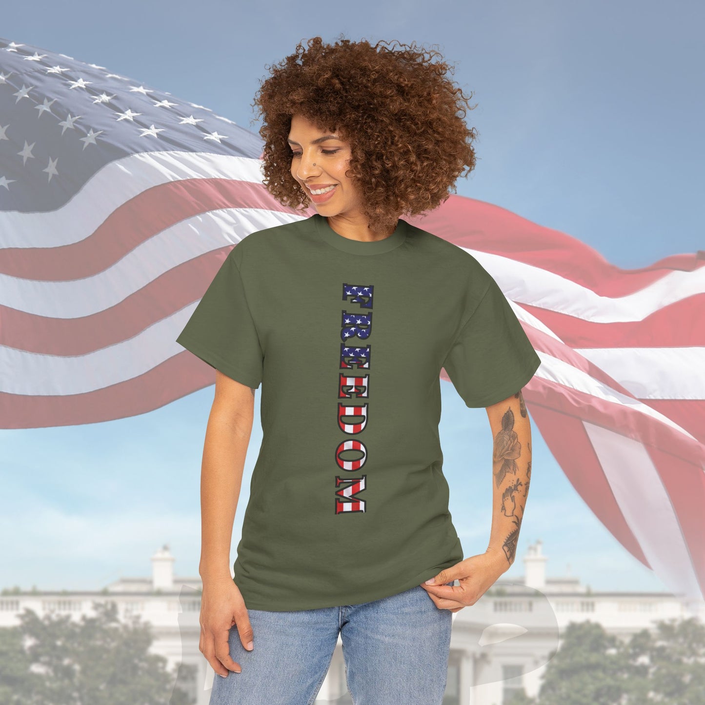 ๐ฅ๐ Unisex ๐ฅ Patriotic ๐ฅ Freedom ๐ฅ Flag Tee ๐ฅIndependence Day T-Shirt ๐ฅ American Flag Shirt ๐ฅ 4th of July Clothing ๐ฅ Patriotic Apparel ๐ฅ