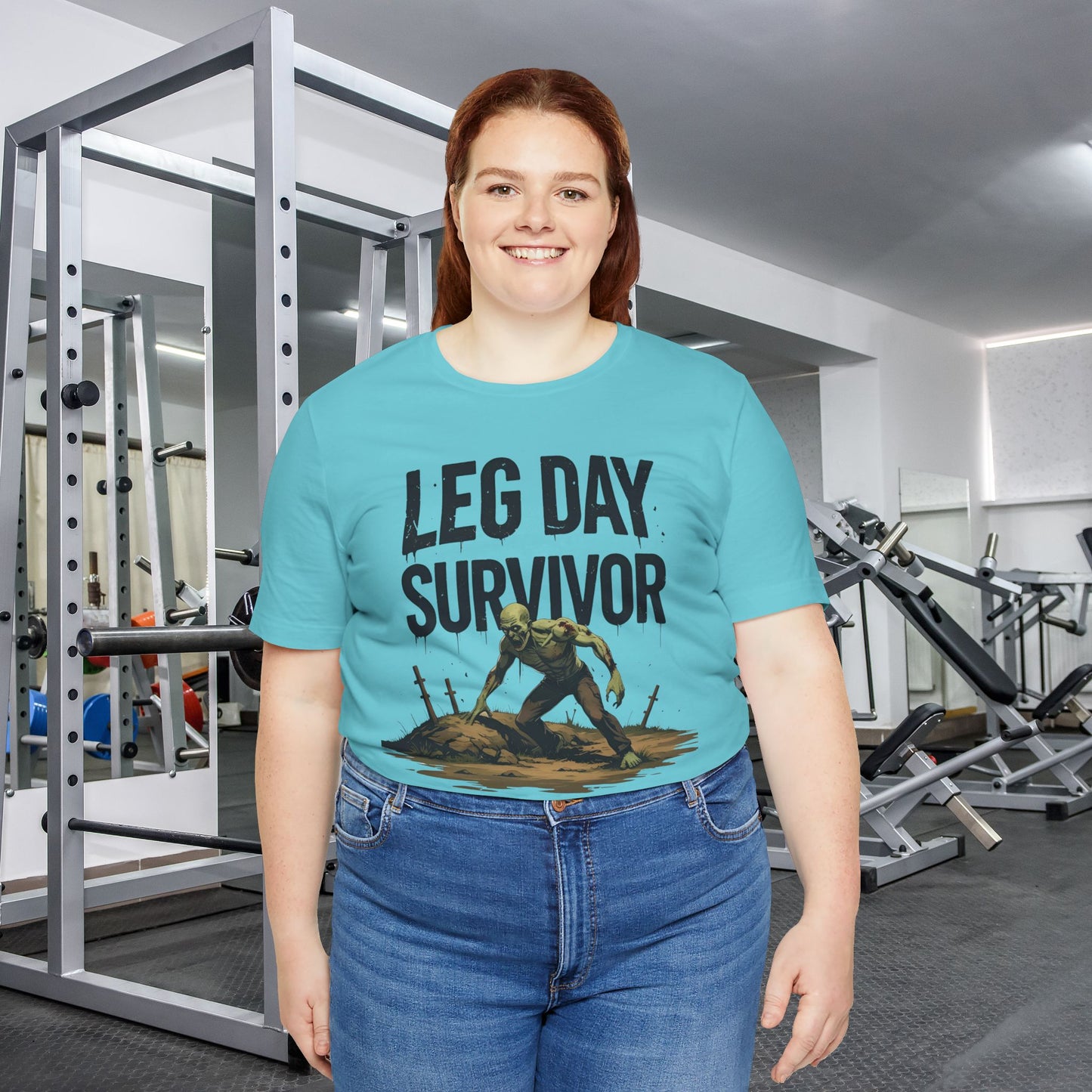 Leg Day Survivor Tee, Fitness Shirt, Workout Apparel, Gym Gift, Unisex Graphic Tee