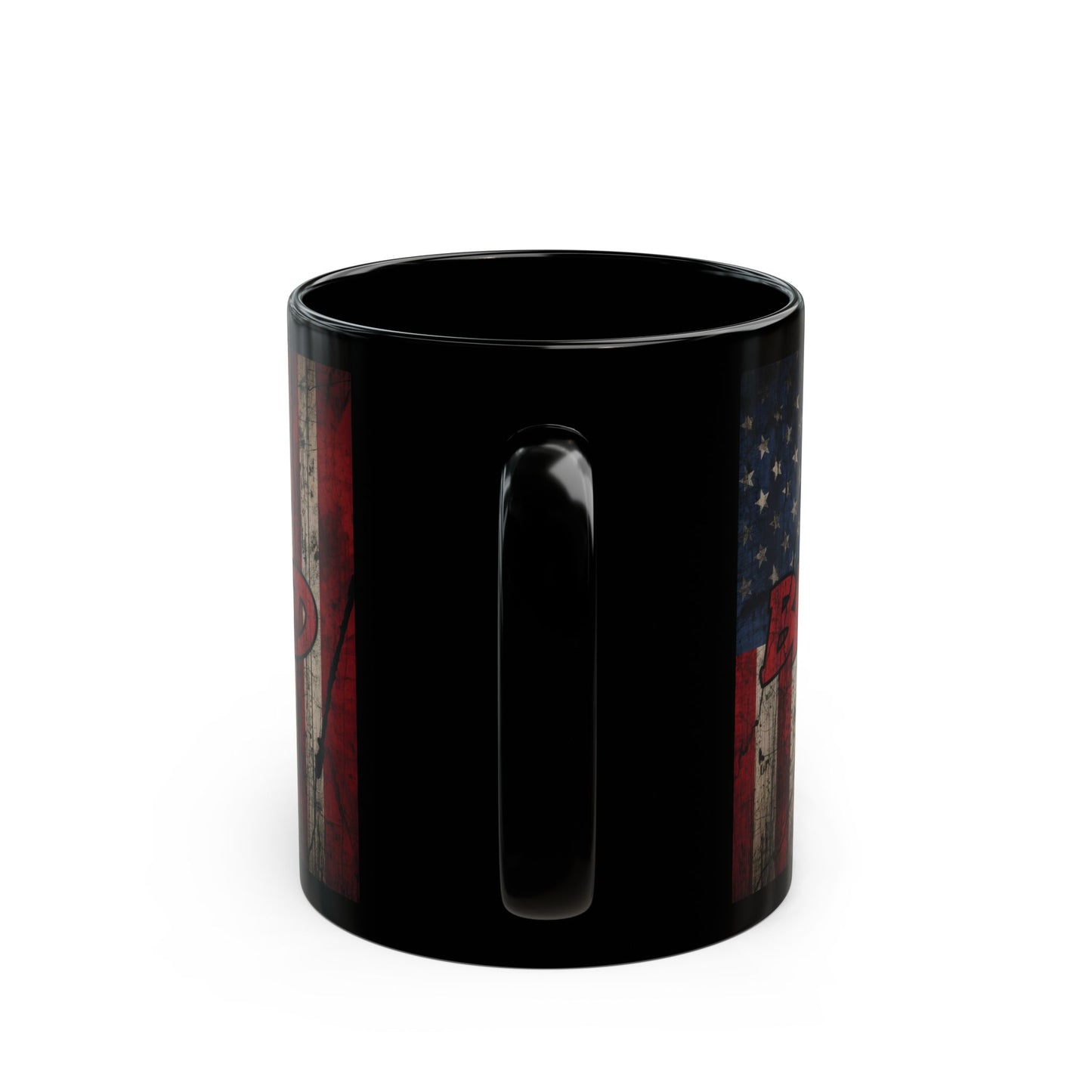 Sleek Patriotic Blessed Mug - 11oz & 15oz - American Flag Design, Perfect for Gifts, Coffee Lovers, July 4th, Home Decor, Rustic Style