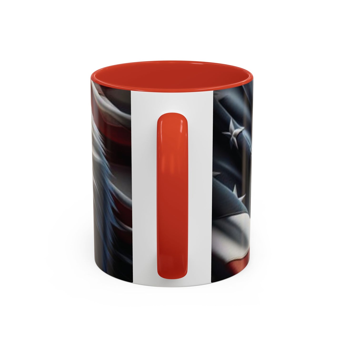 Patriotic Eagle Coffee Mug, 11oz & 15oz, US Flag Mug, Gift for Veterans, Independence Day Decor, Americana Drinkware