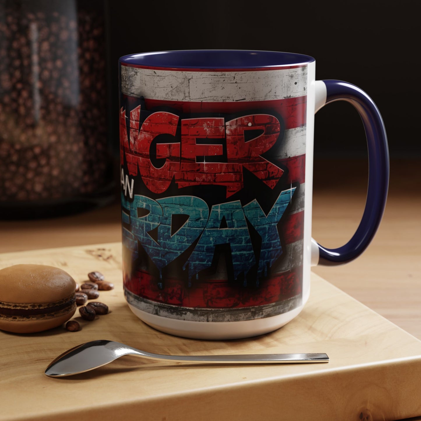 Eye-Catching - Stronger Than Yesterday Coffee Mug - Motivational Coffee Cup - Perfect Gift for Fitness Lovers - Entrepreneurs - & Daily Inspiration