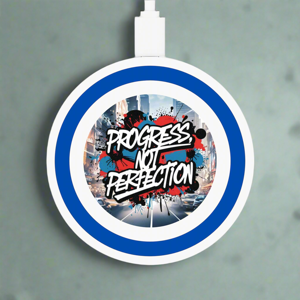 π₯ Wireless π₯ Charging Pad π₯ Progress Not Perfection π₯ Design π₯