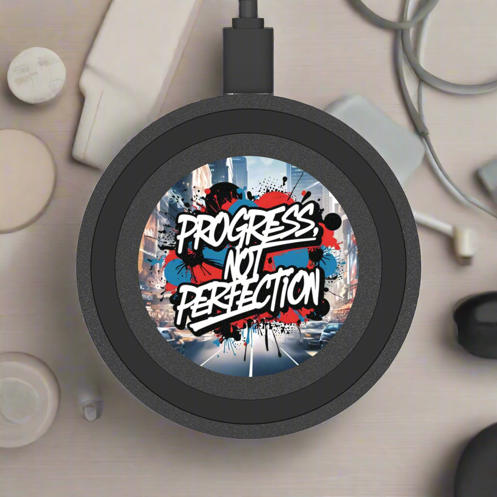 π₯ Wireless π₯ Charging Pad π₯ Progress Not Perfection π₯ Design π₯