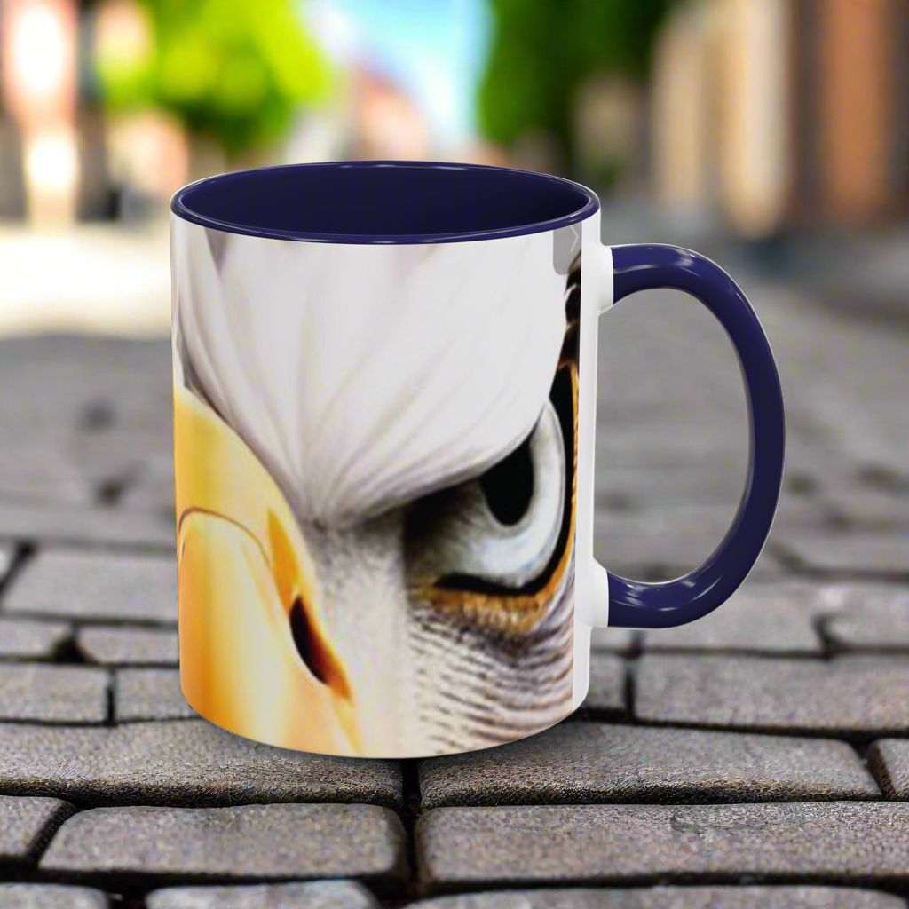 Majestic Eagle Eyes Accent Coffee Mug - Nature Design - 11oz/15oz