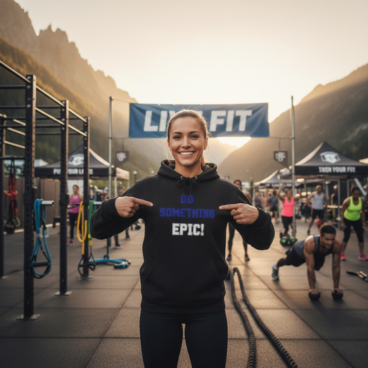 Do Something Epic! Motivational Hoodie - Inspirational Graphic Sweatshirt - Unisex XS-3XL