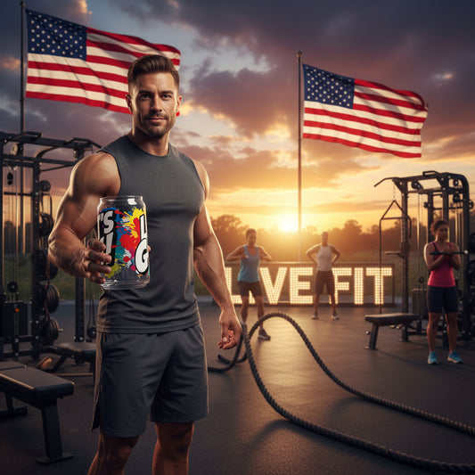 Let's Go!! Motivational Sipper Glass - 16oz Titan Plastic with Straw