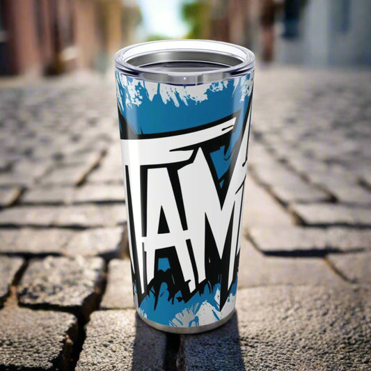 π₯ Tumbler Stainless Steel 20oz π₯ Bold Graphic Drinkware π₯ Untamed Print Design π₯ for Creative Spirits & Celebrations π₯Vaccuum Insulated π₯ Dishwasher Safe π₯