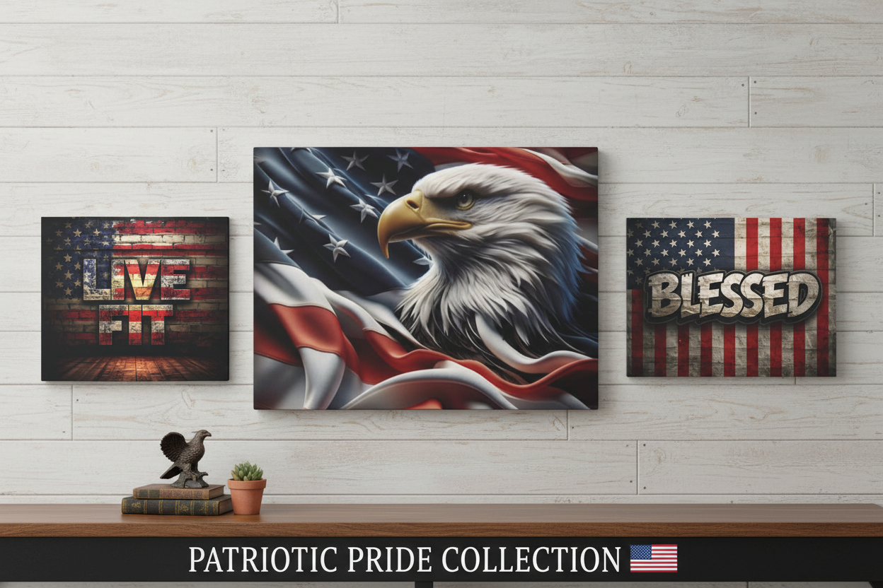 Canvas Wall Art - Motivational & Patriotic Home Decor