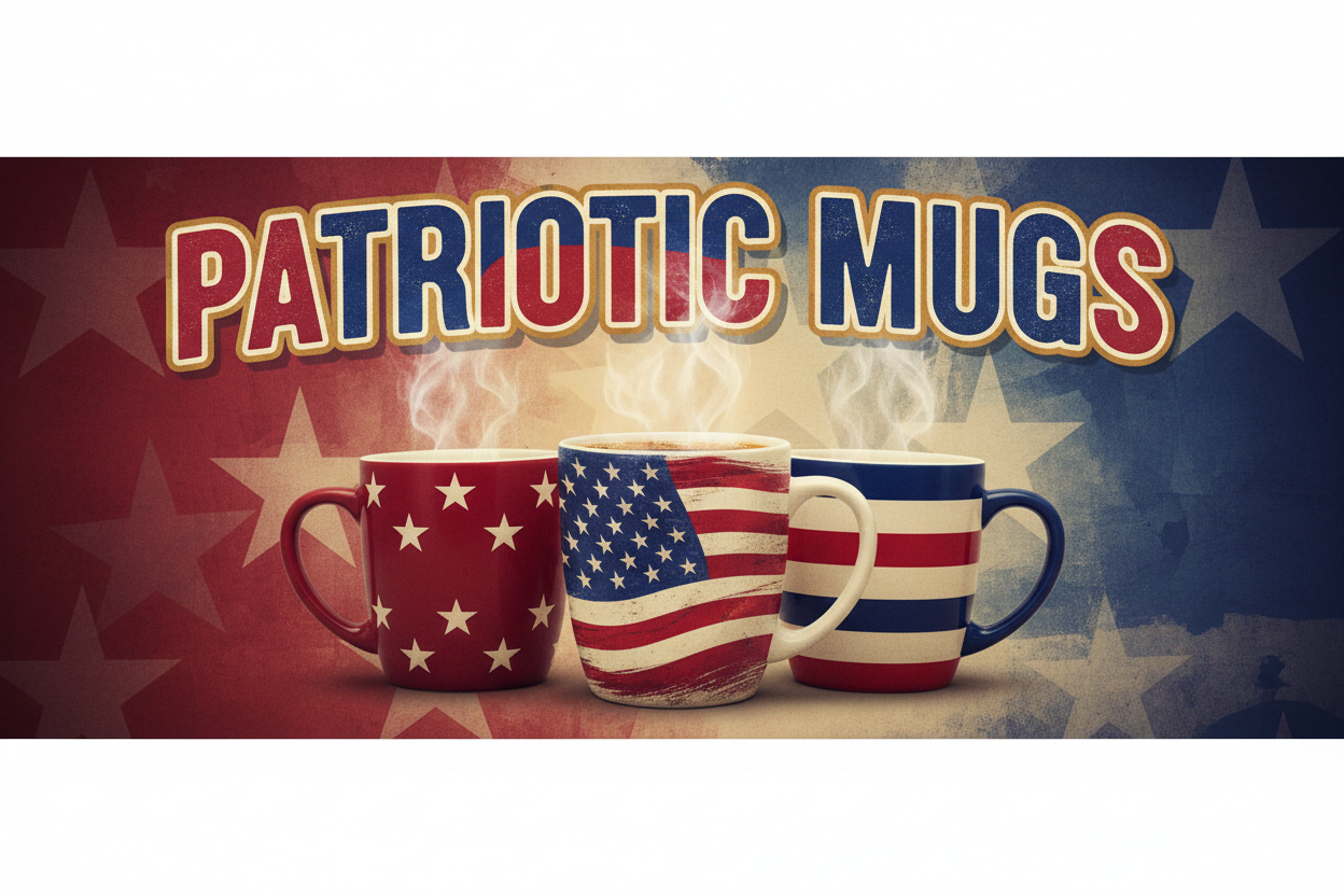 Patriotic Mugs Banner