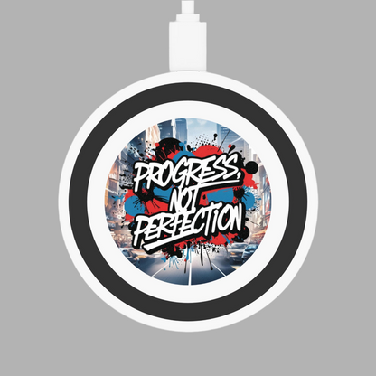 💥 Wireless  💥  Charging  Pad  💥  Progress Not Perfection  💥  Design  💥
