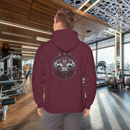 Unisex - Muscles Loading…Please Wait - Heavy Blend™ Hooded Sweatshirt - Motivational Fitness Hoodie - Workout Sweatshirt - Gym Apparel - Inspirational Gift - Holiday Gift