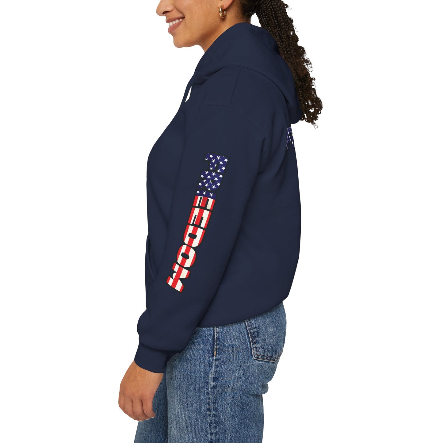 Patriotic Freedom Hoodie - Unisex American Flag Sweatshirt - Red White and Blue - Comfortable Pullover for Celebrations -  Perfect for Independence Day -  Gift [...]