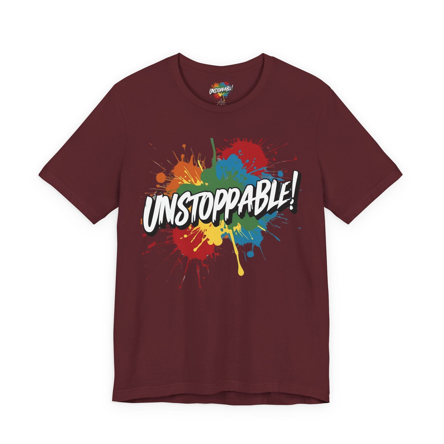 Unstoppable Design Tee - Vintage  Retro  Unisex  Tee - Classic  T-Shirt - Graphic Tee - Casual  Shirt - Short  Sleeve  Shirt
