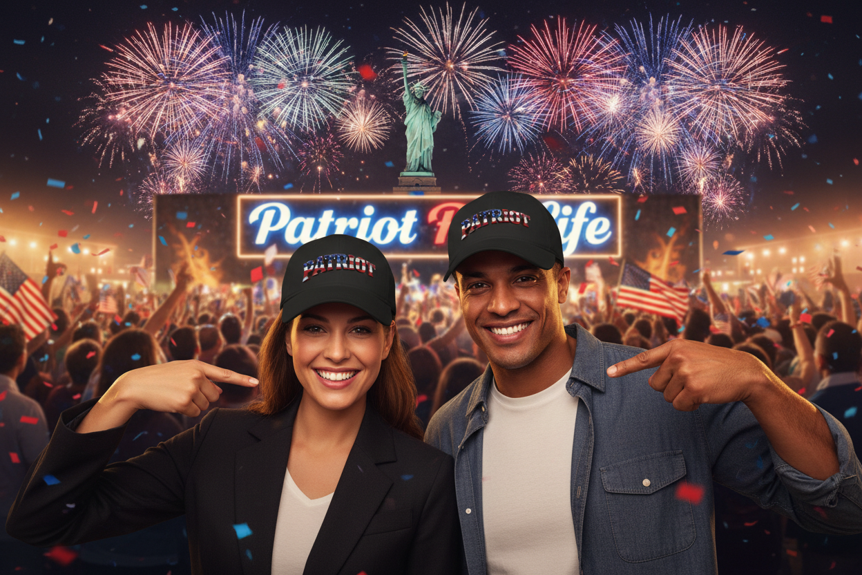 Patriot Dad Hat | American Flag 3D PATRIOT Baseball Cap
