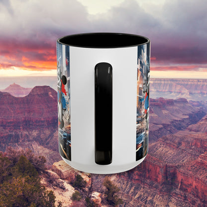 Progress Not Perfection! Graffiti Style Mug - Vibrant Design - 11oz/15oz - 8 Colors