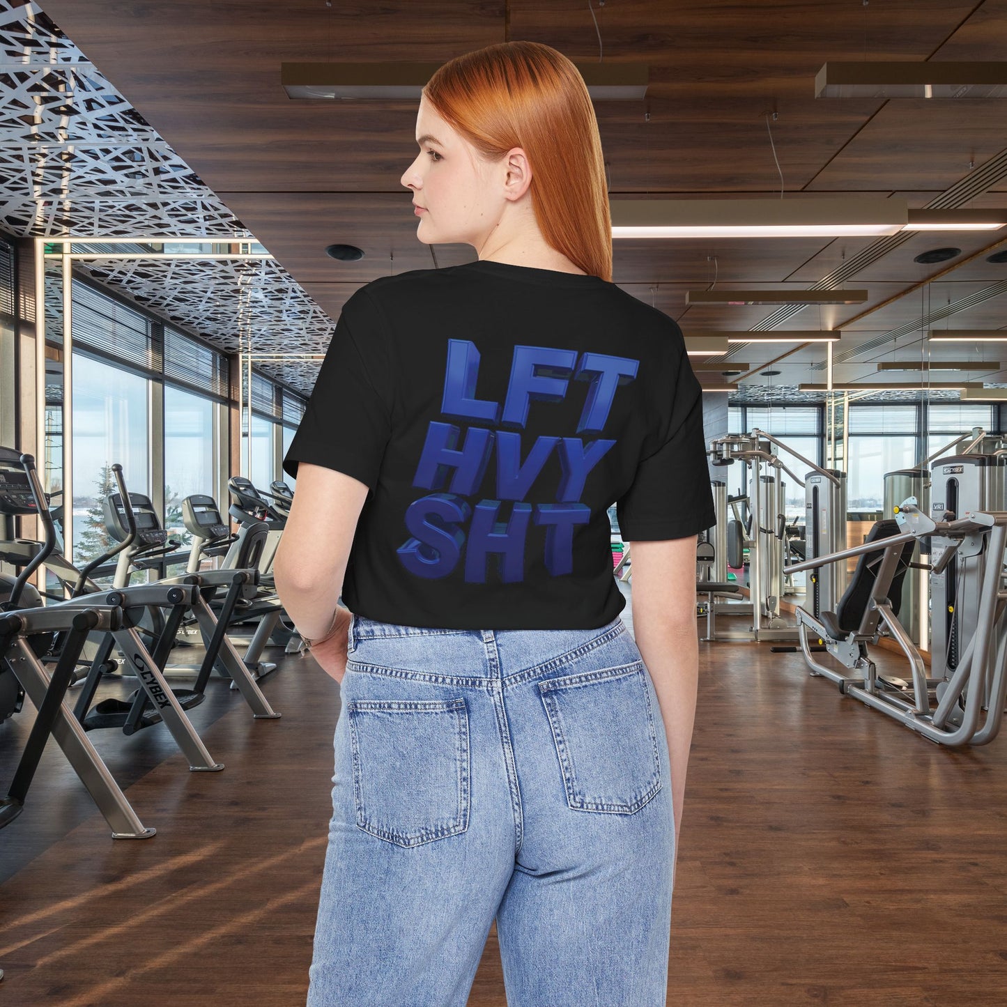 LFT HVY SHT - Lift Heavy Shit - Bold 3D Gym Tee - Fitness