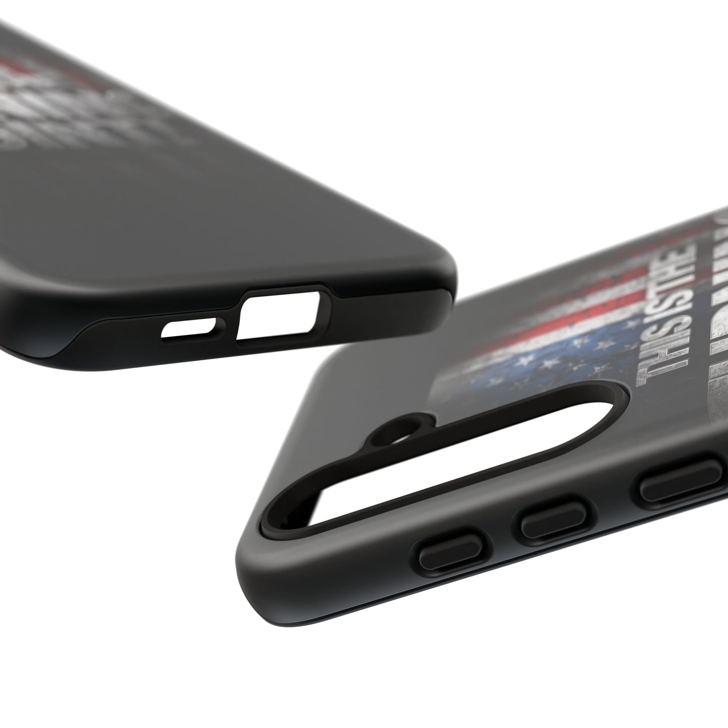 Stunning Patriotic Protective Cell Phone Case -  Charlie Kirk - This Is The Turning Point! - Red White Blue - Beautiful American Flag Backdrop Design - Perfect Gift for Everyday Use, Durable Cover, Stylish Protection